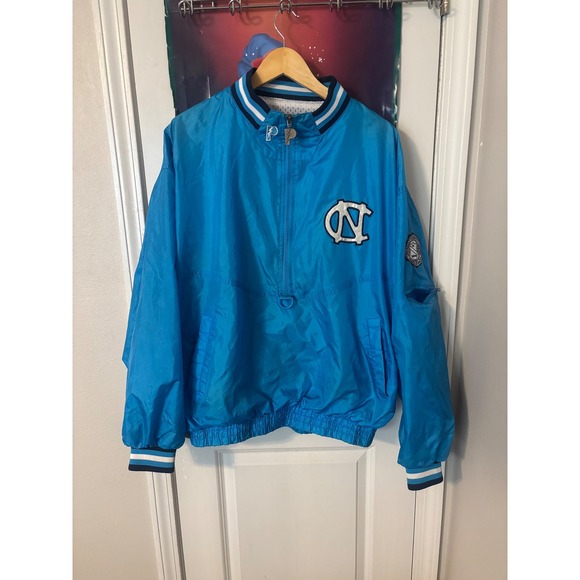 Pro Player Other - Vintage Pro Player UNC Tar Heels Half Zip Windbreaker Jacket Blue Mens XL